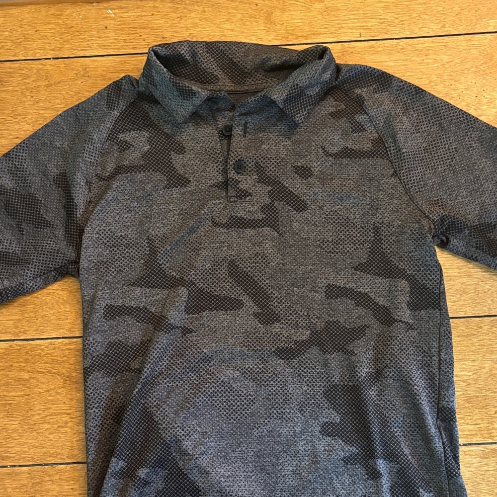 Slazenger Dark Gray Patterned Polo Shirt
